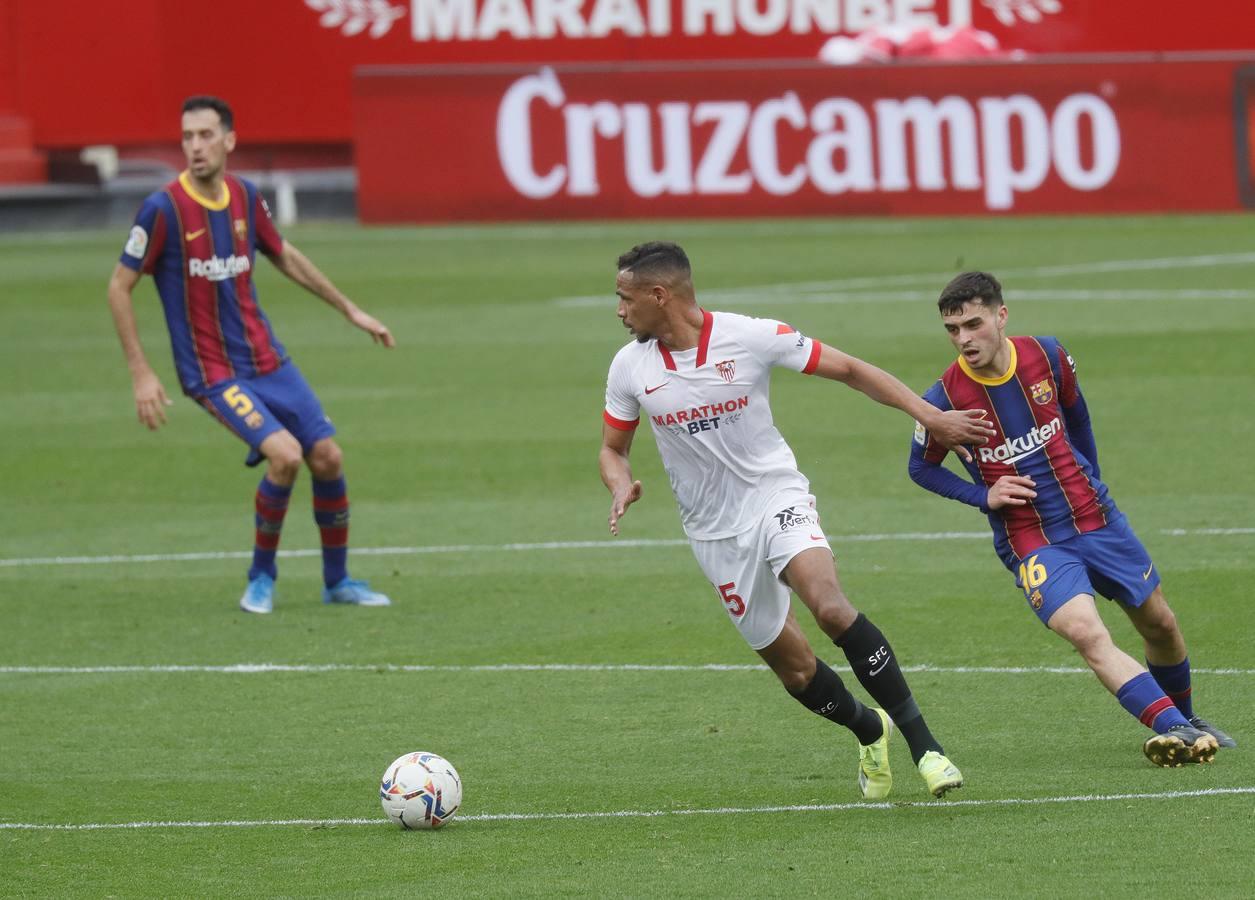 Las mejores imágenes del partido entre el Sevilla F.C. y el Barcelona