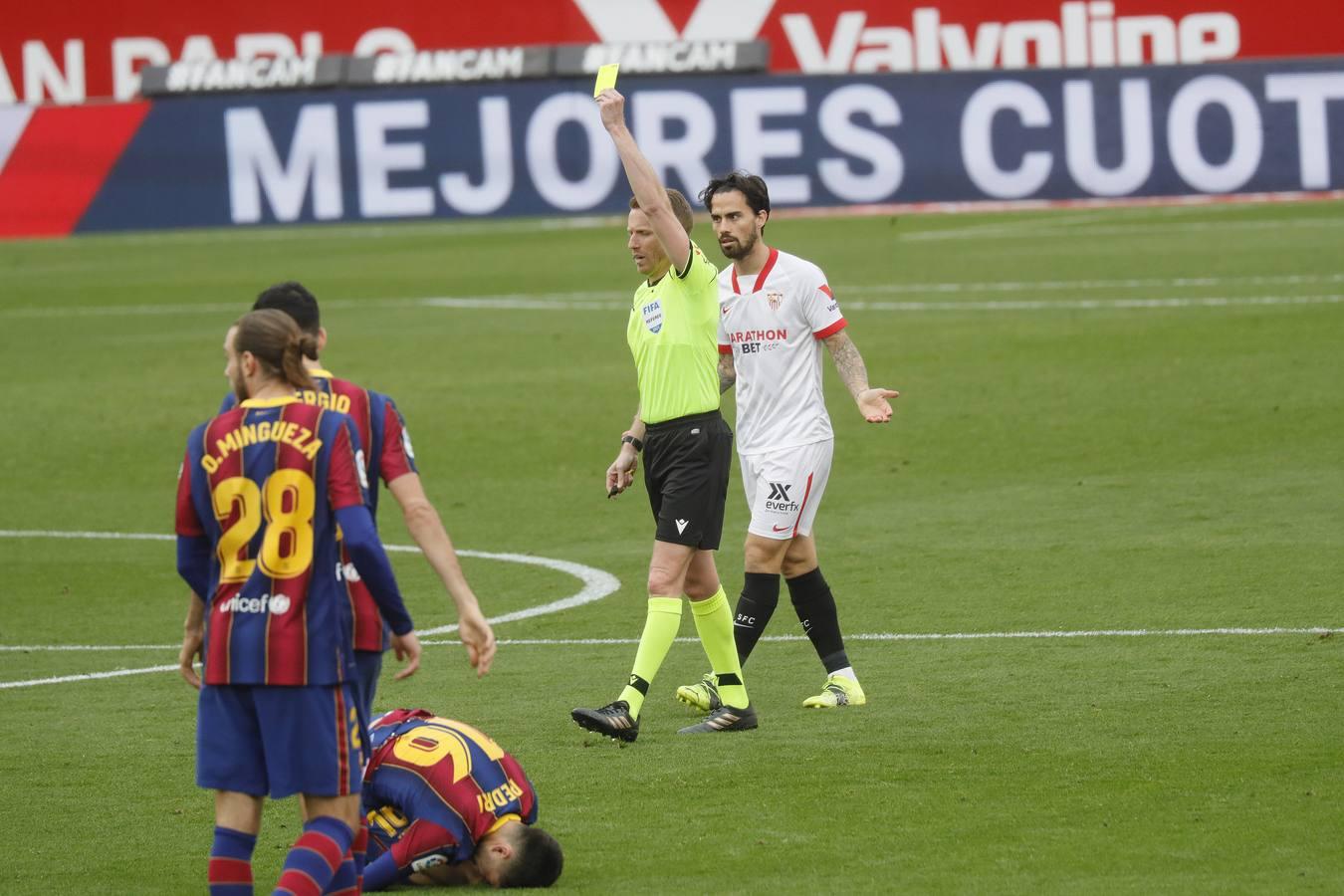 Las mejores imágenes del partido entre el Sevilla F.C. y el Barcelona