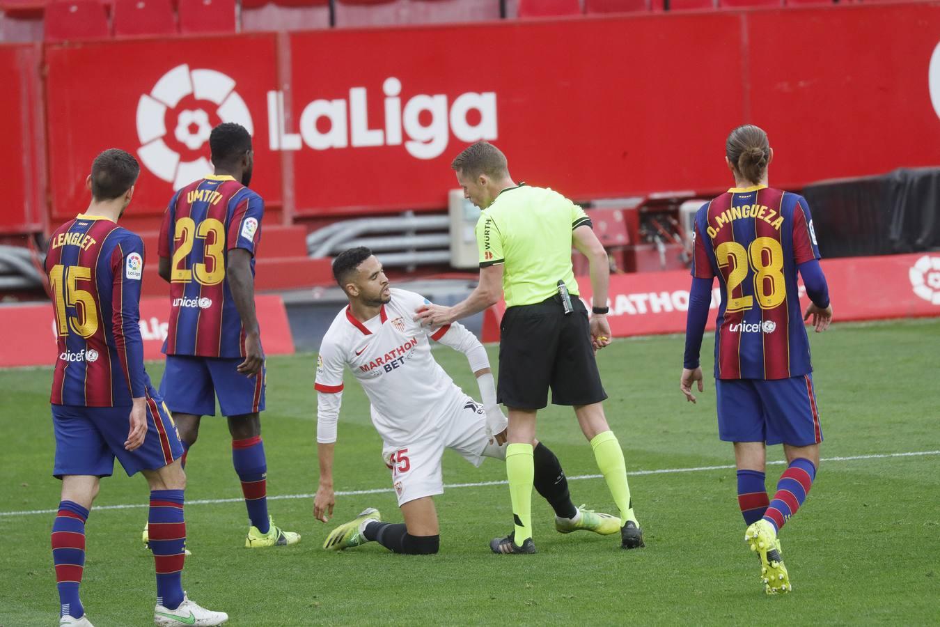 Las mejores imágenes del partido entre el Sevilla F.C. y el Barcelona