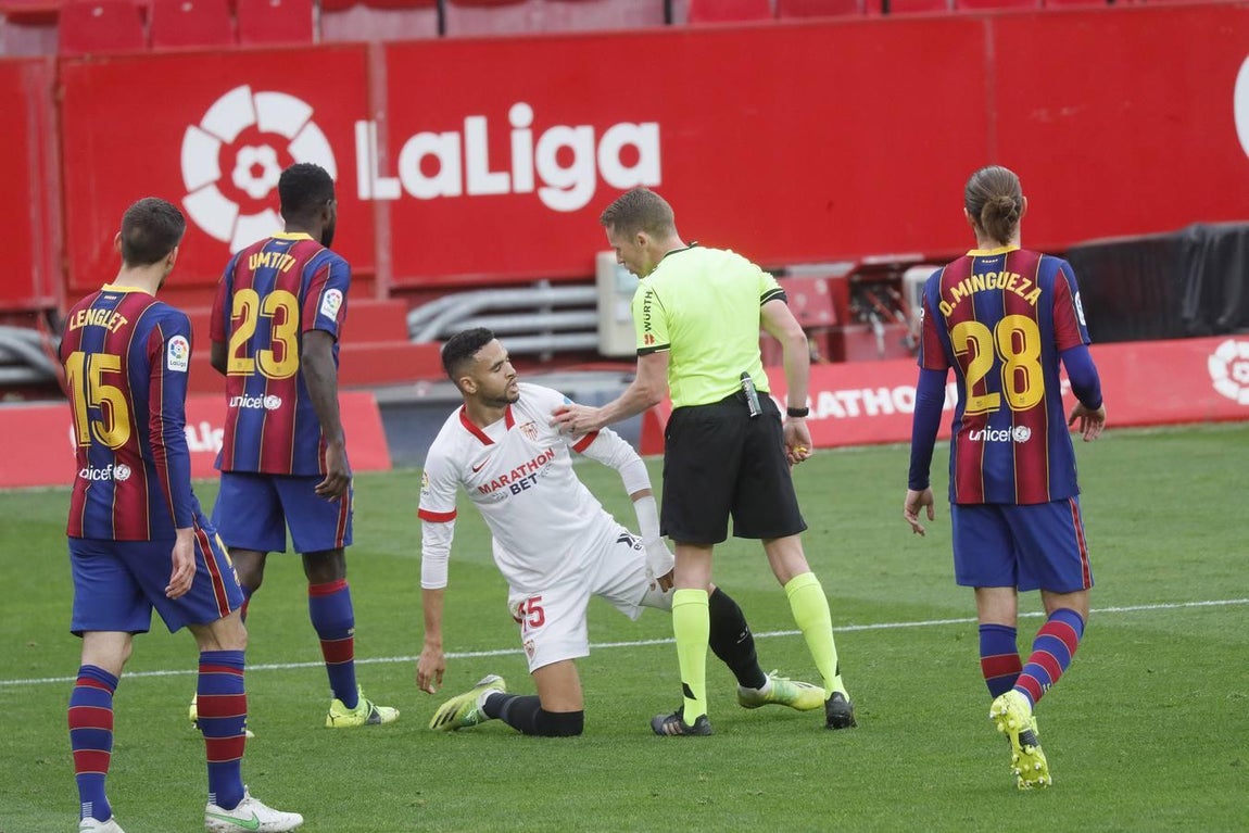 Las mejores imágenes del partido entre el Sevilla F.C. y el Barcelona