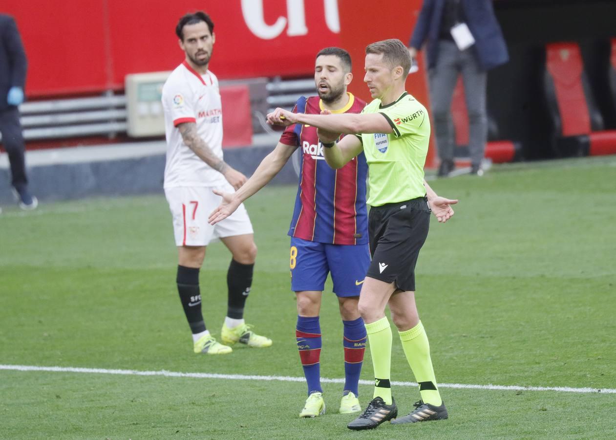 Las mejores imágenes del partido entre el Sevilla F.C. y el Barcelona