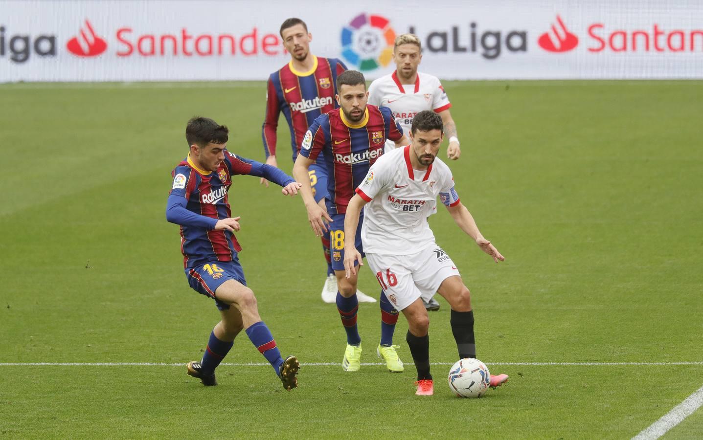 Las mejores imágenes del partido entre el Sevilla F.C. y el Barcelona