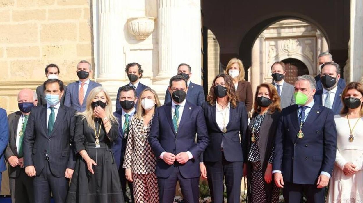 El acto institucional de celebración del 28-F en el Parlamento de Andalucía, en imágenes