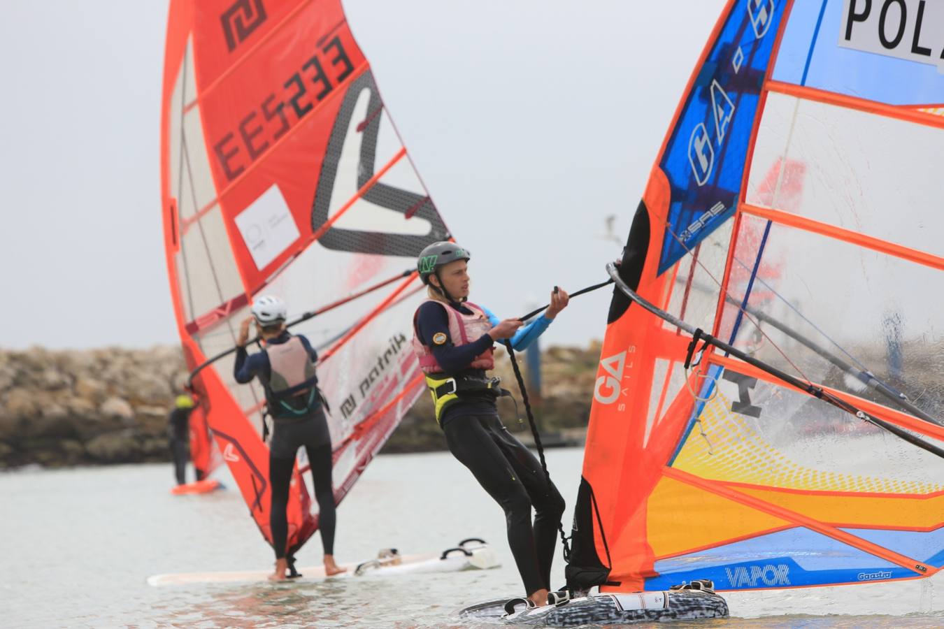 FOTOS: La Semana Olímpica Andaluza de vela, en la Bahía de Cádiz