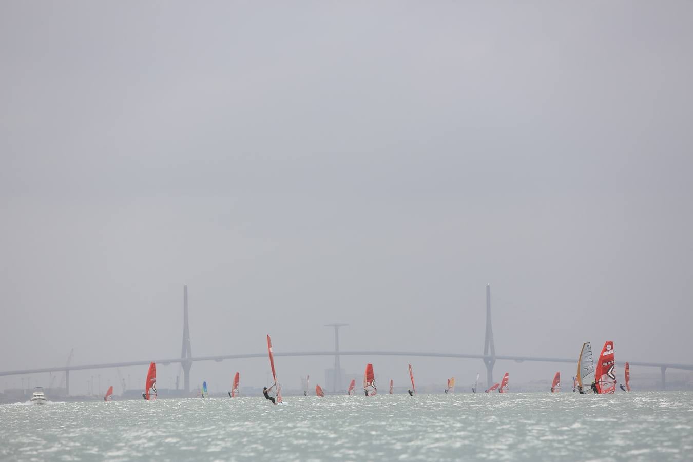 FOTOS: La Semana Olímpica Andaluza de vela, en la Bahía de Cádiz