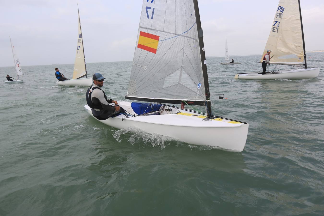 FOTOS: La Semana Olímpica Andaluza de vela, en la Bahía de Cádiz