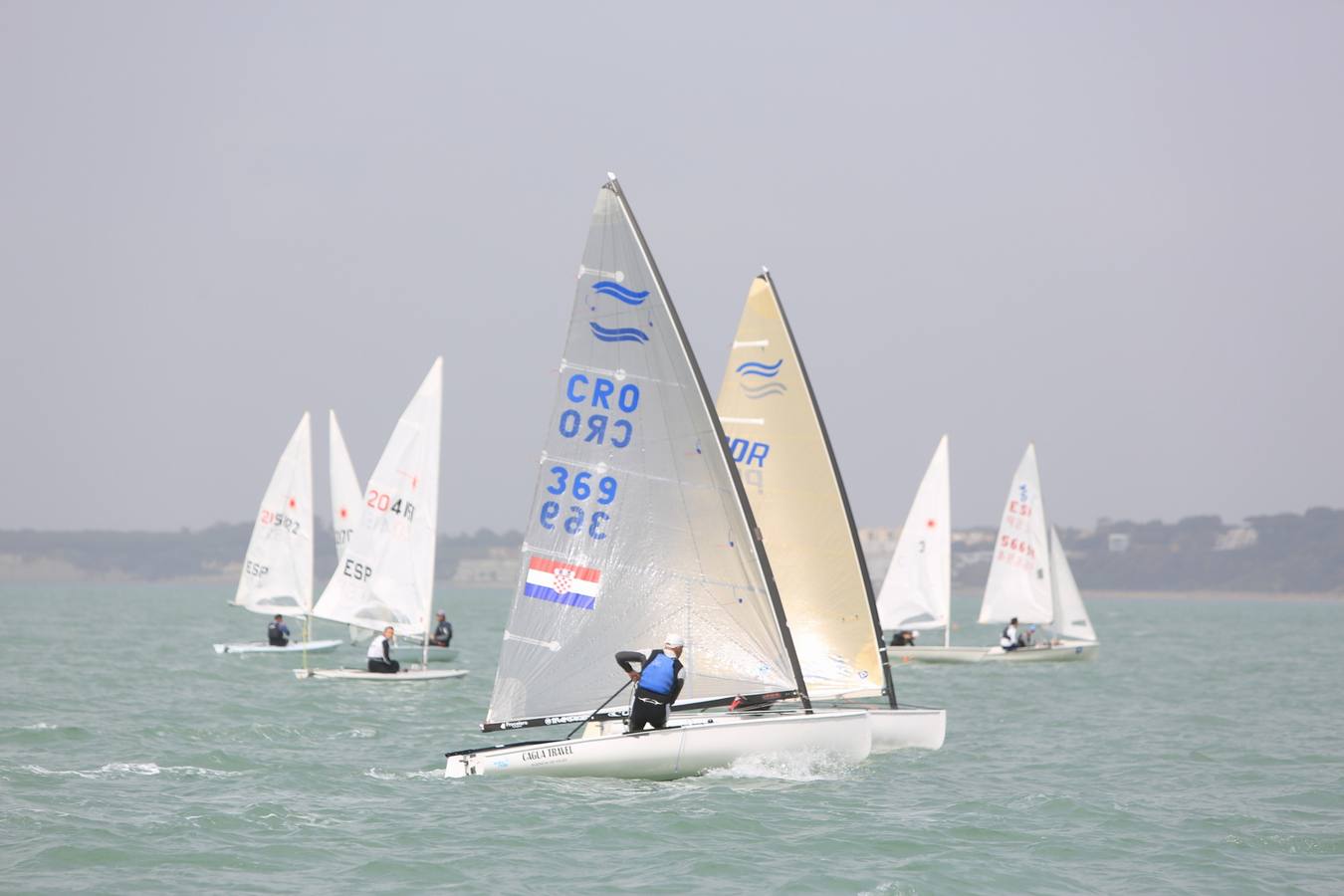 FOTOS: La Semana Olímpica Andaluza de vela, en la Bahía de Cádiz