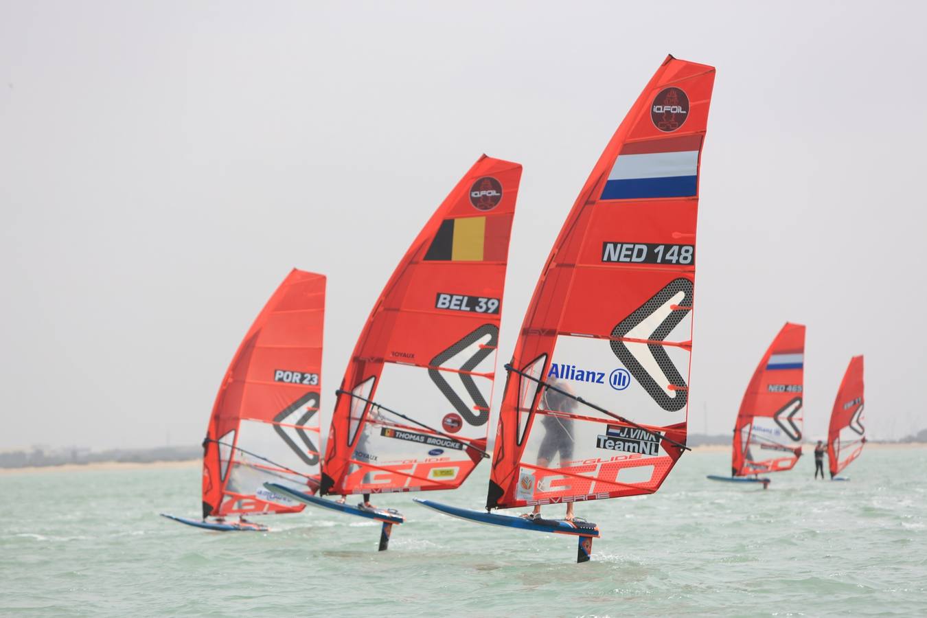 FOTOS: La Semana Olímpica Andaluza de vela, en la Bahía de Cádiz