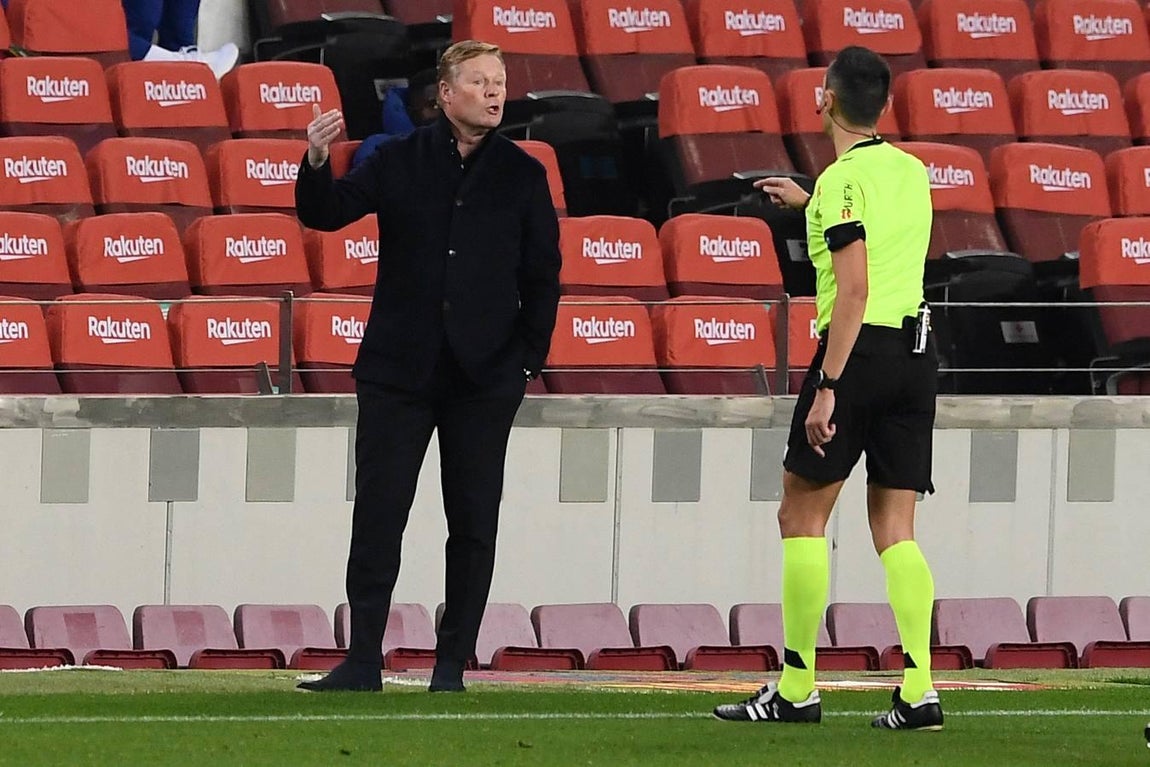 En imágenes, la vuelta de semifinales de la Copa del Rey entre el Barcelona y el Sevilla