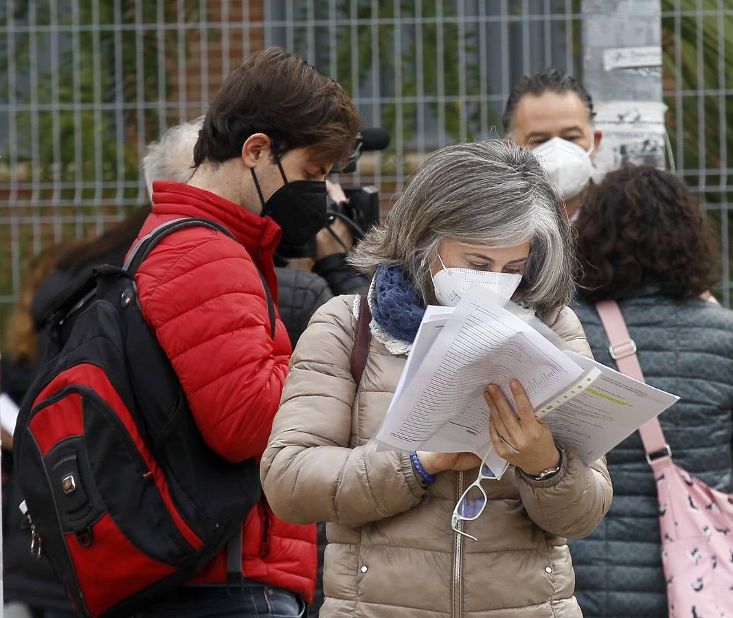 Fotogalería: Opositar a la Junta en plena pandemia covid