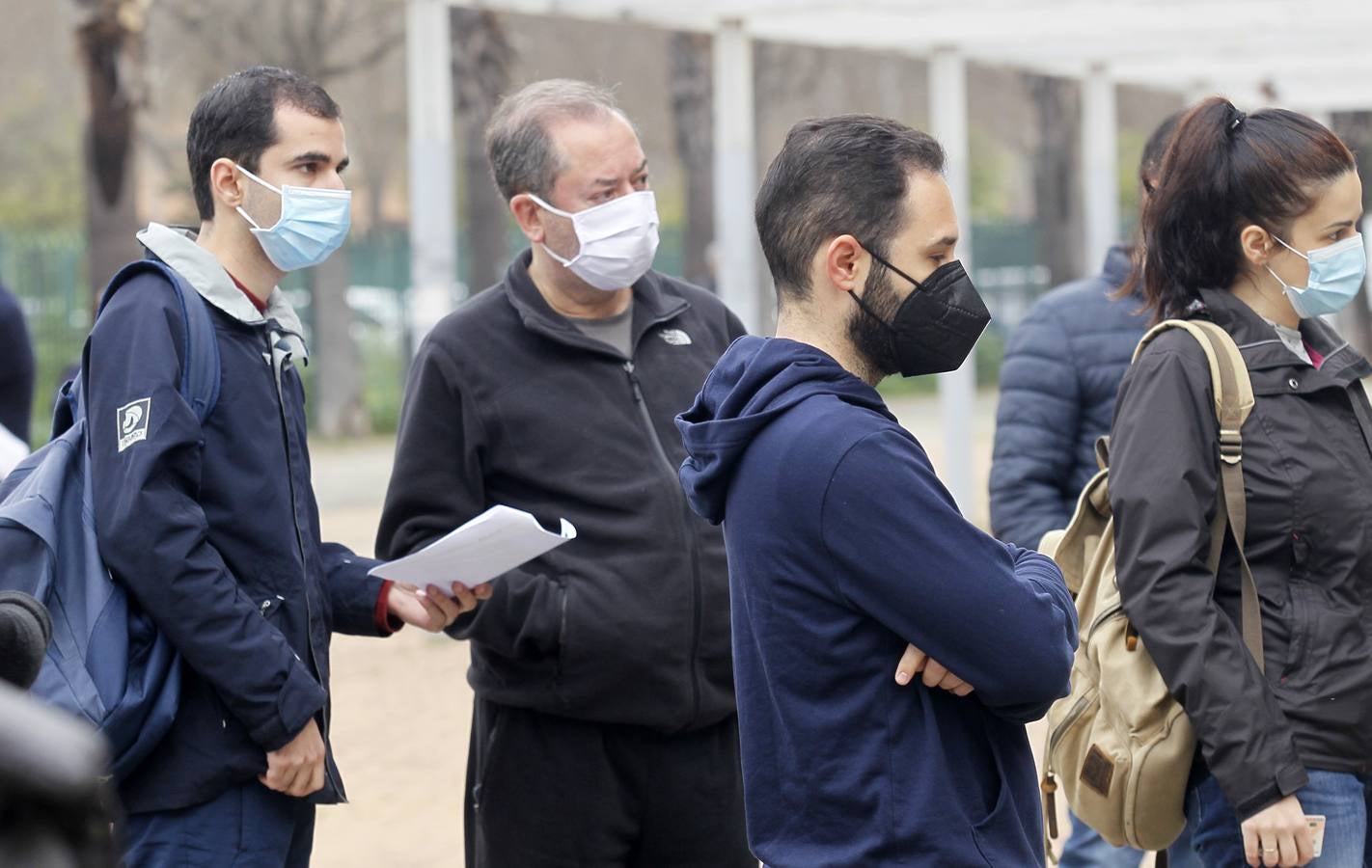 Fotogalería: Opositar a la Junta en plena pandemia covid