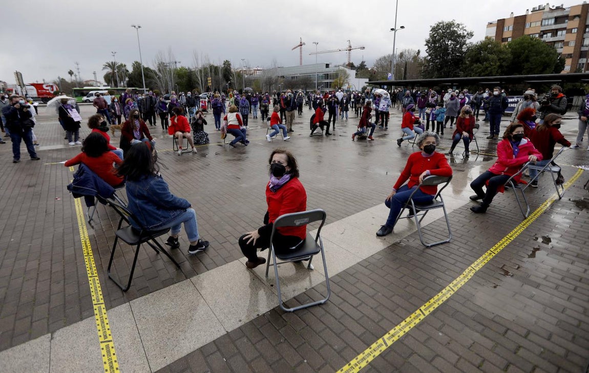 La concentración del 8-M de Córdoba, en imágenes