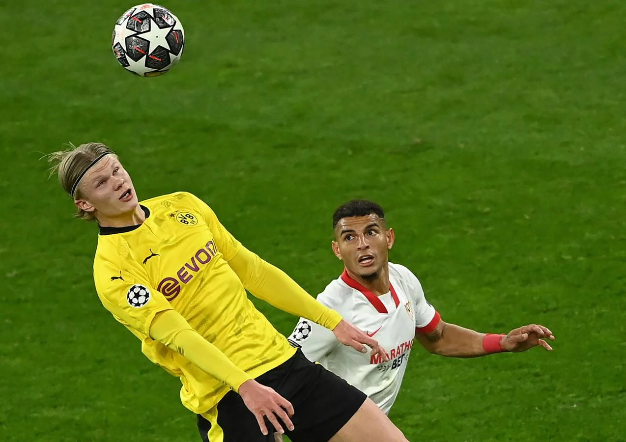 Las mejores imágenes del partido entre el Borussia Dortmund y Sevilla F.C.