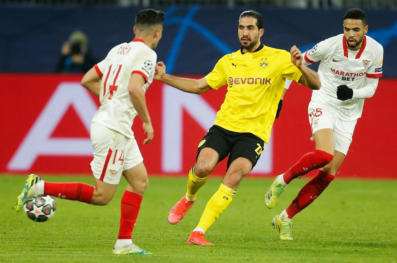 Las mejores imágenes del partido entre el Borussia Dortmund y Sevilla F.C.