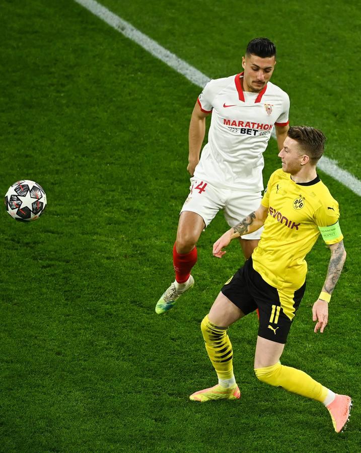 Las mejores imágenes del partido entre el Borussia Dortmund y Sevilla F.C.