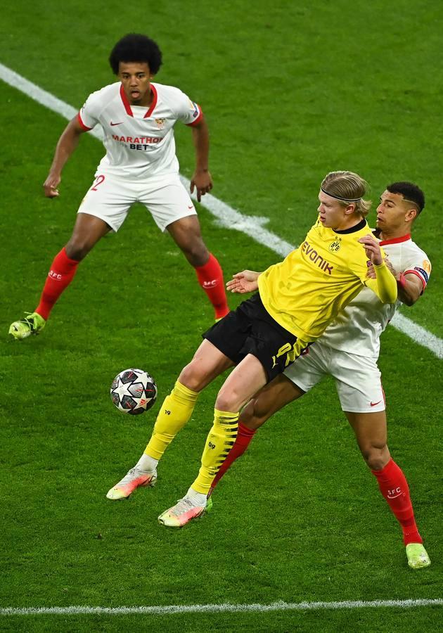 Las mejores imágenes del partido entre el Borussia Dortmund y Sevilla F.C.