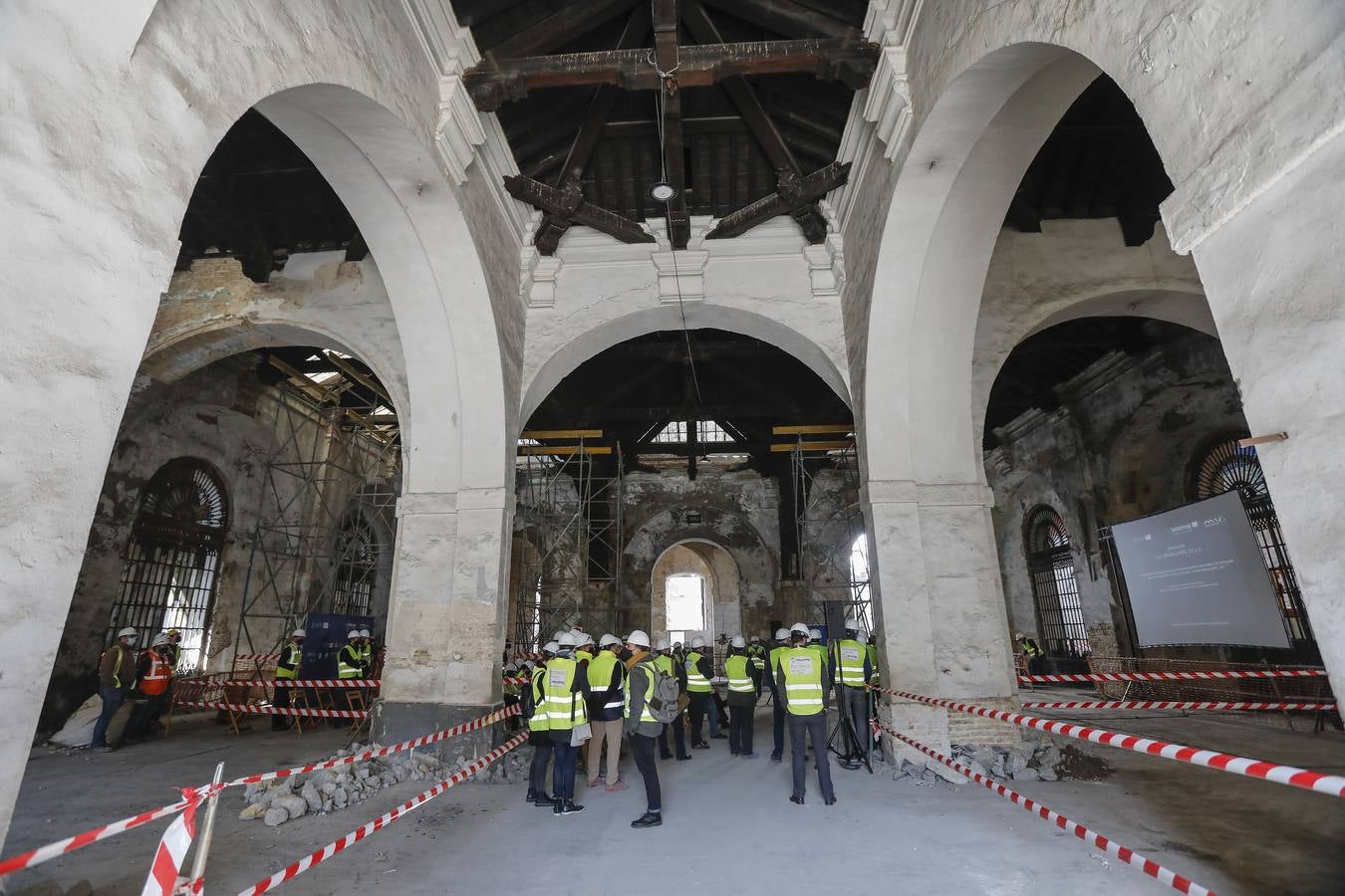 El inicio de las obras en la Fábrica de Artillería de Sevilla saca a luz nuevos elementos del siglo XVIII