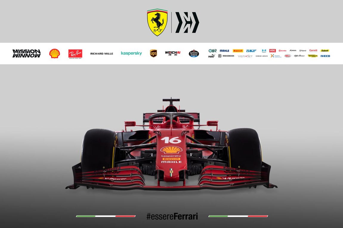 Scuderia Ferrari. Pilotos: Charles Leclerc y Carlos Sainz