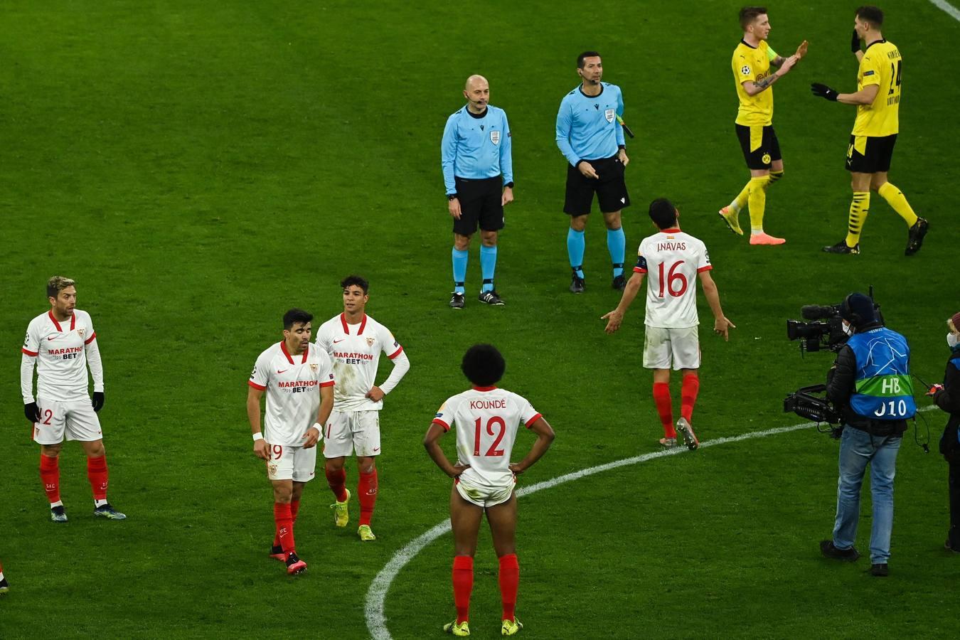 Las mejores imágenes del partido entre el Borussia Dortmund y Sevilla F.C.