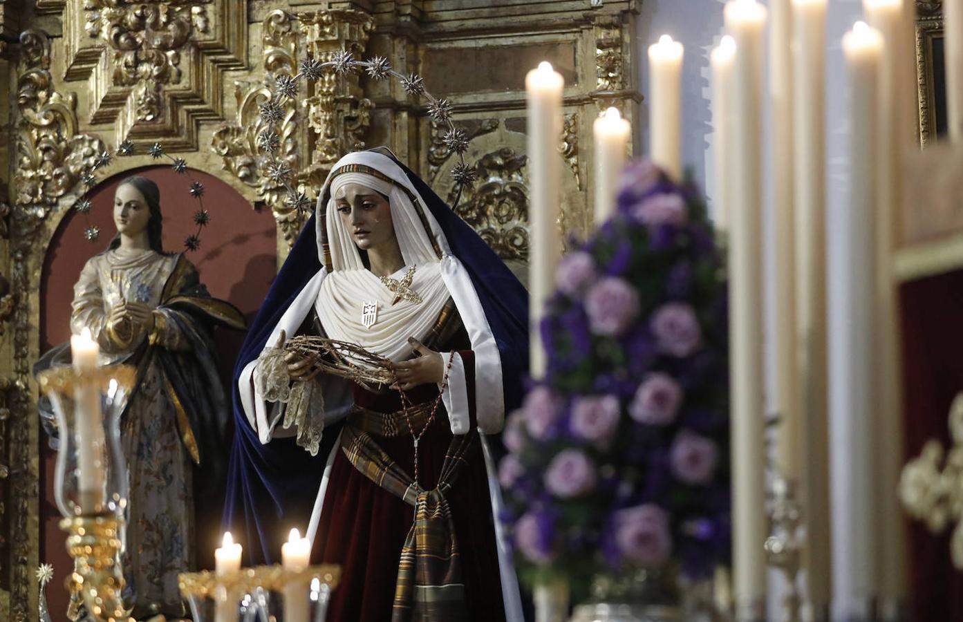 El quinario del Señor de la Coronación de Espinas en la Merced de Córdoba, en imágenes