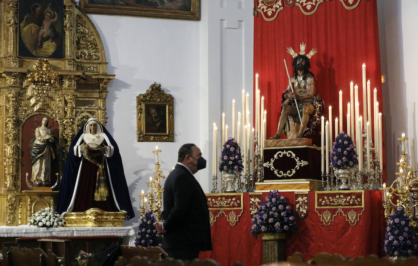 El quinario del Señor de la Coronación de Espinas en la Merced de Córdoba, en imágenes