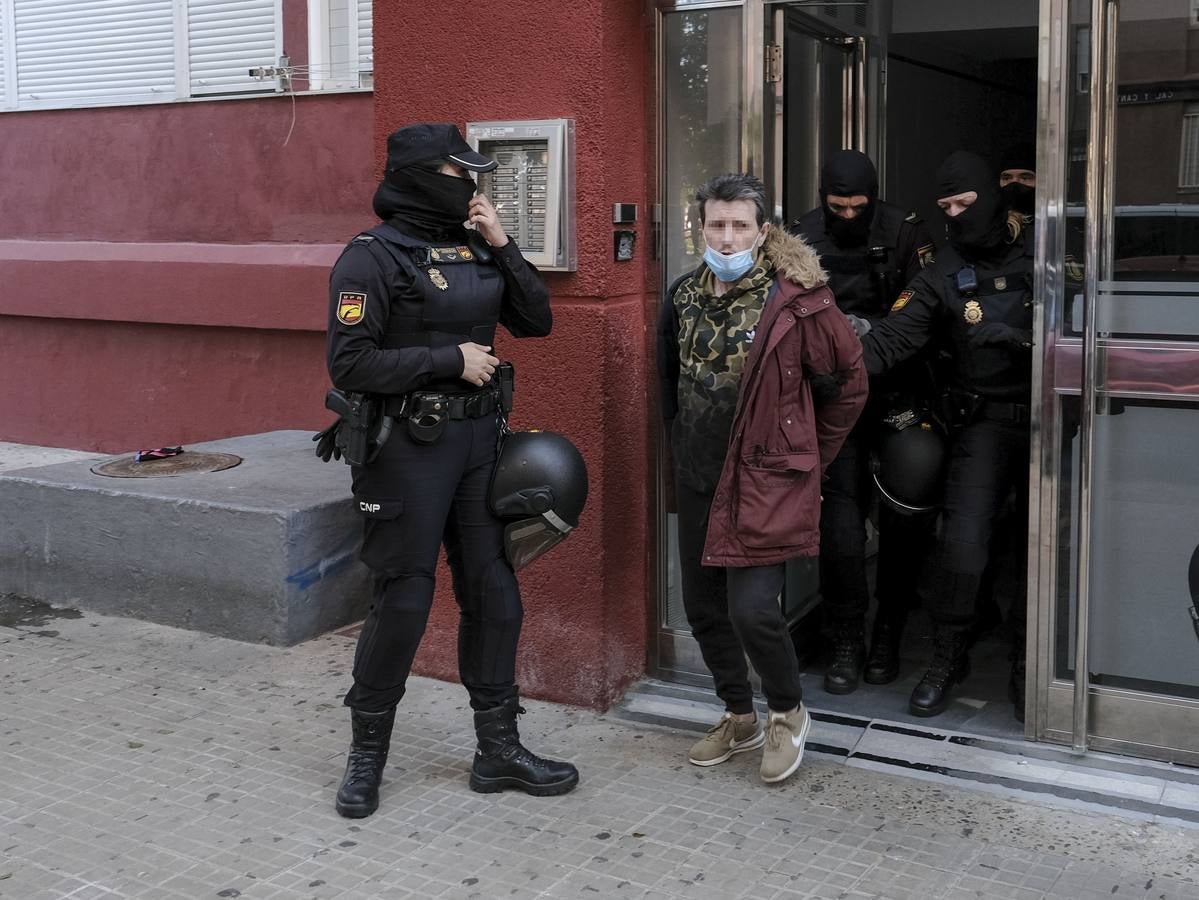 FOTOS: Operación policial en Cádiz