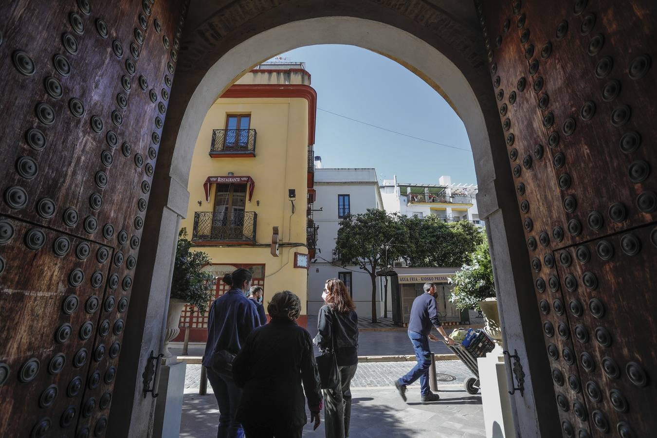 Ambiente en el barrio de Santa Cruz