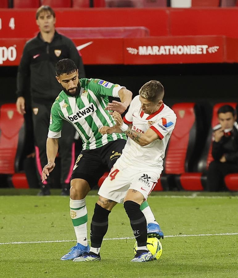 Partido de LaLiga entre el Sevilla y el Betis en el Sánchez-Pizjuán