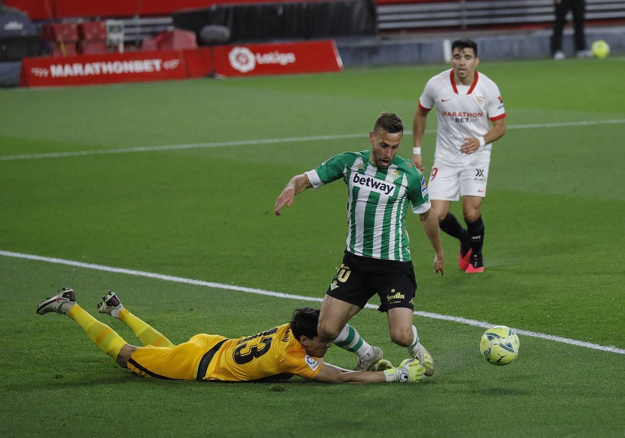 Partido de LaLiga entre el Sevilla y el Betis en el Sánchez-Pizjuán