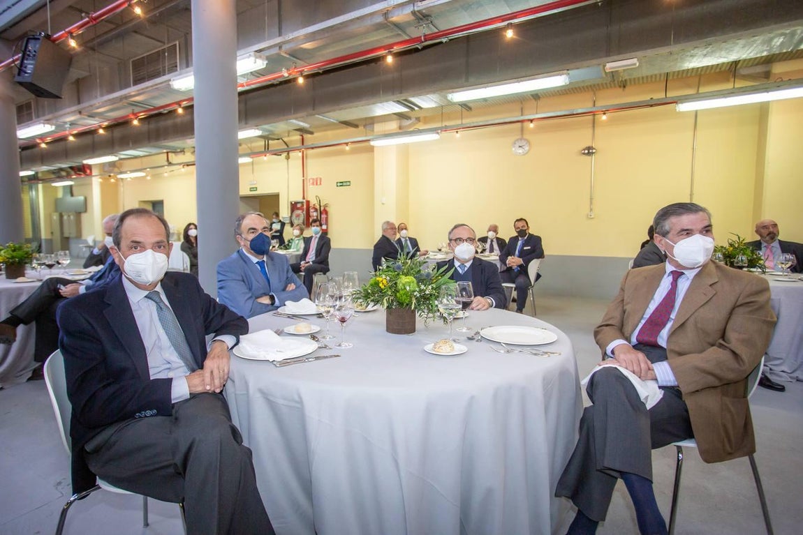 José Luis Pablo Romero, Antonio Luque, Antonio Hernández y Juan Parias