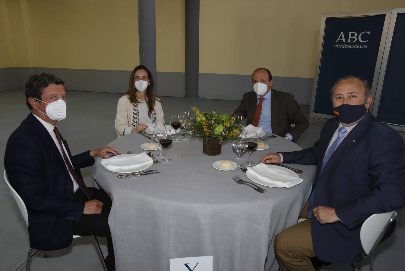 Manuel Losada, Caridad López-Cepero, Darío Candau e Íñigo Osuna