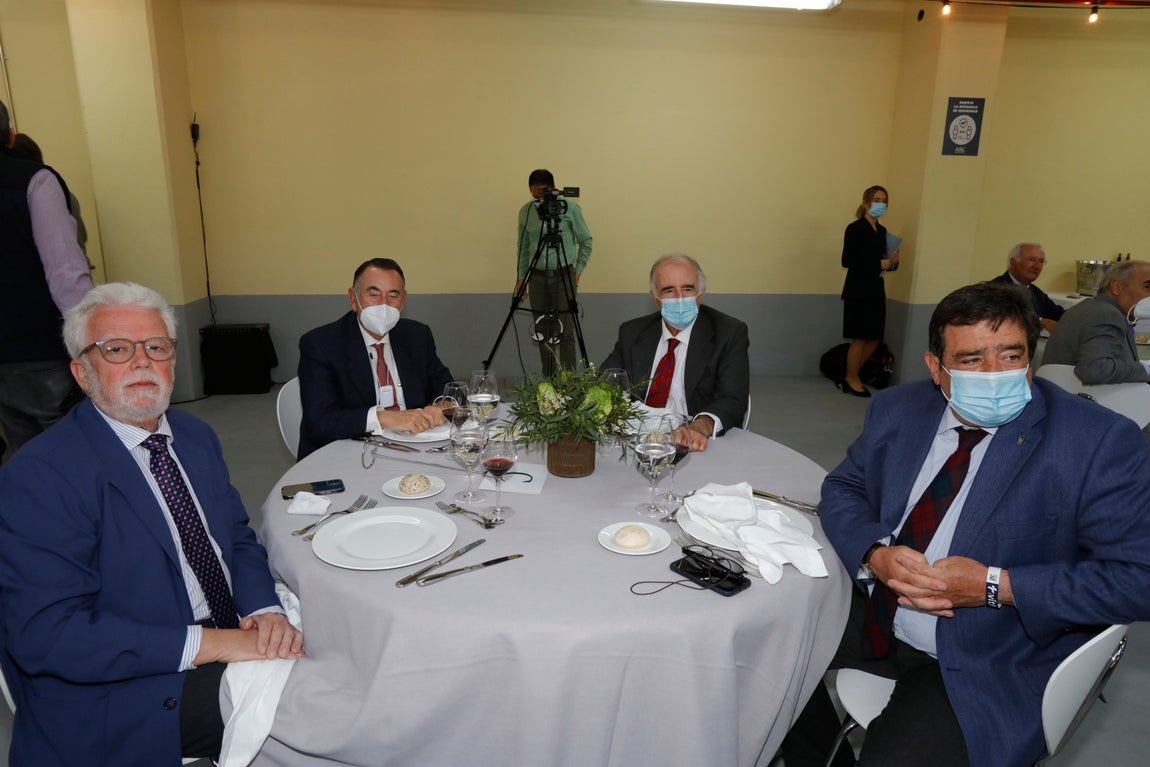 Ricardo Serra, Antonio Gallego, José Luis Serra y Vicente Pérez