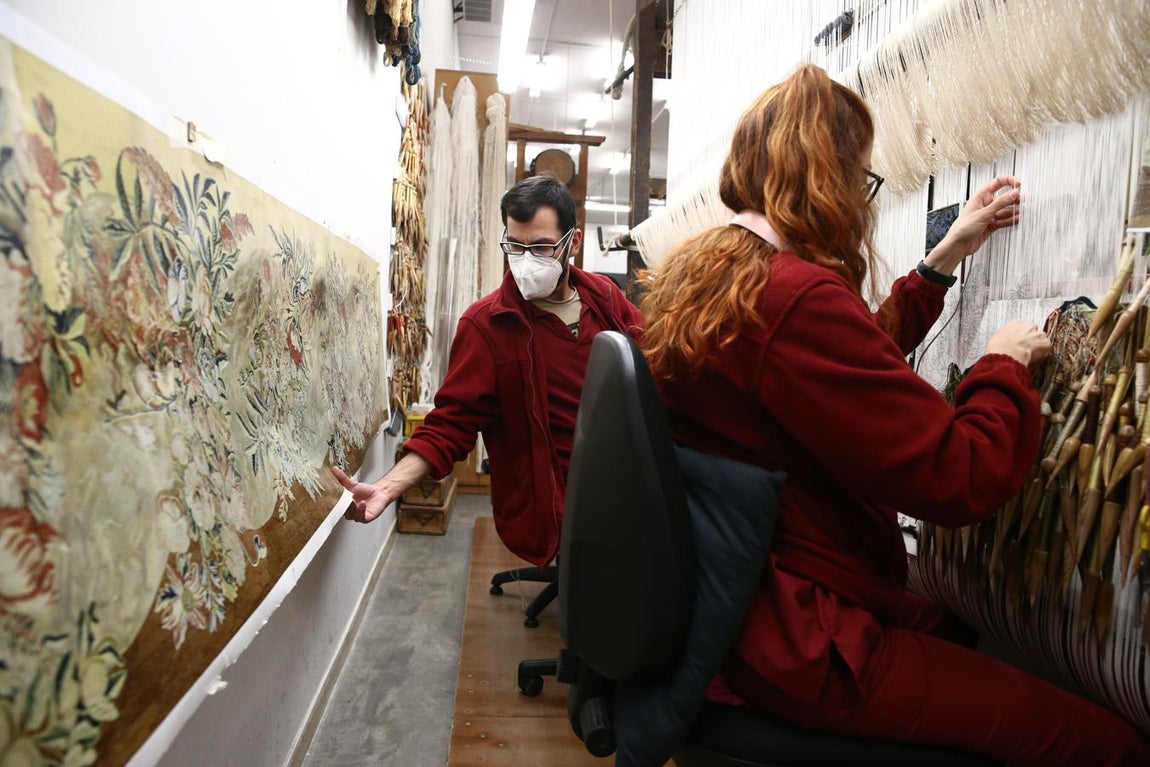 Tres siglos de historia de la Real Fábrica de Tapices, en imágenes