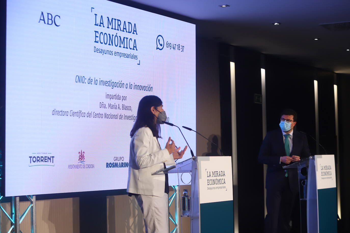 Fotogalería: María Blasco en la Mirada Económica de ABC Córdoba