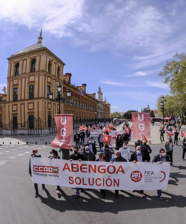 Fotogalería: Los trabajadores de Abengoa se movilizan por su empleo