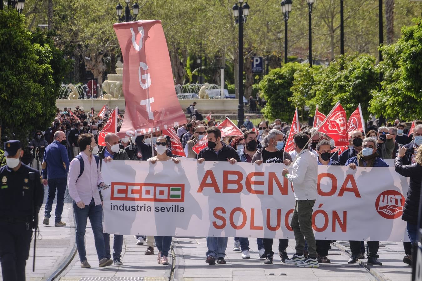 Fotogalería: Los trabajadores de Abengoa se movilizan por su empleo