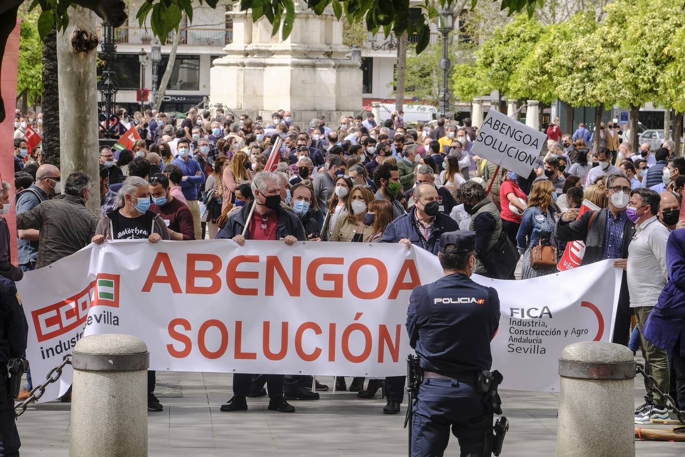 Fotogalería: Los trabajadores de Abengoa se movilizan por su empleo