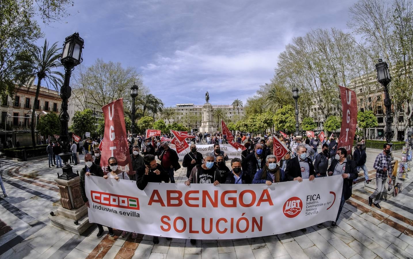 Fotogalería: Los trabajadores de Abengoa se movilizan por su empleo