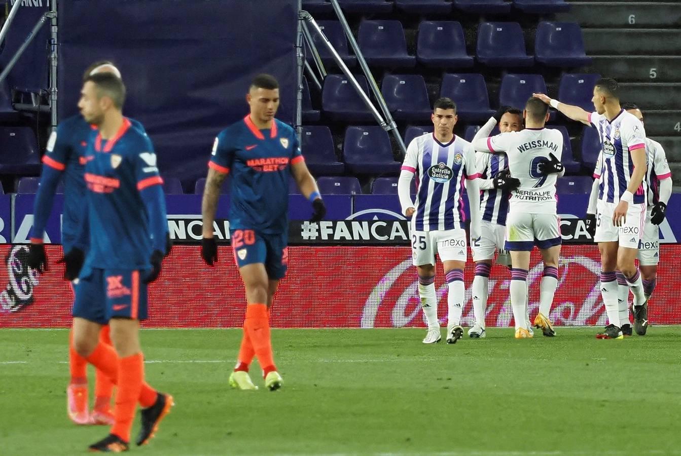 Fotogalería del partido entre el Valladolid y el Sevilla F.C.