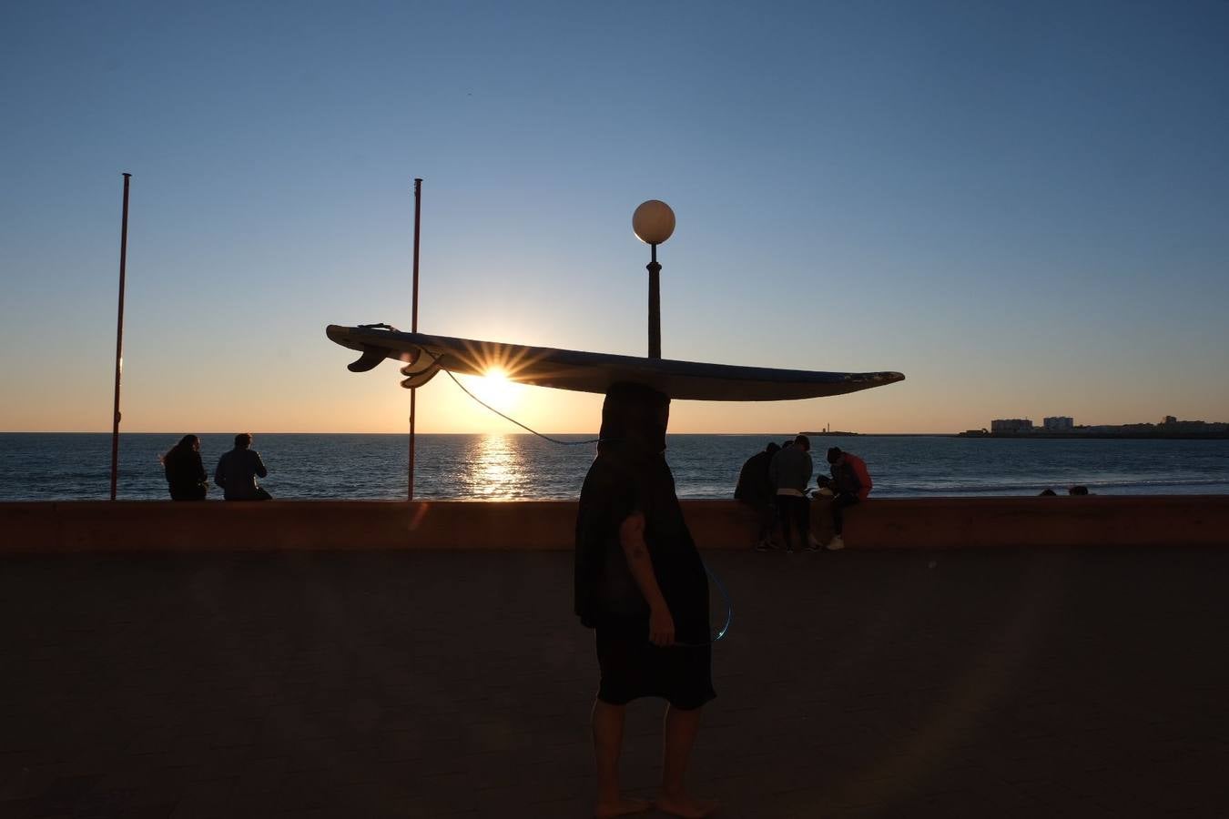 El atardecer gaditano: la espectacular puesta de sol de Cádiz