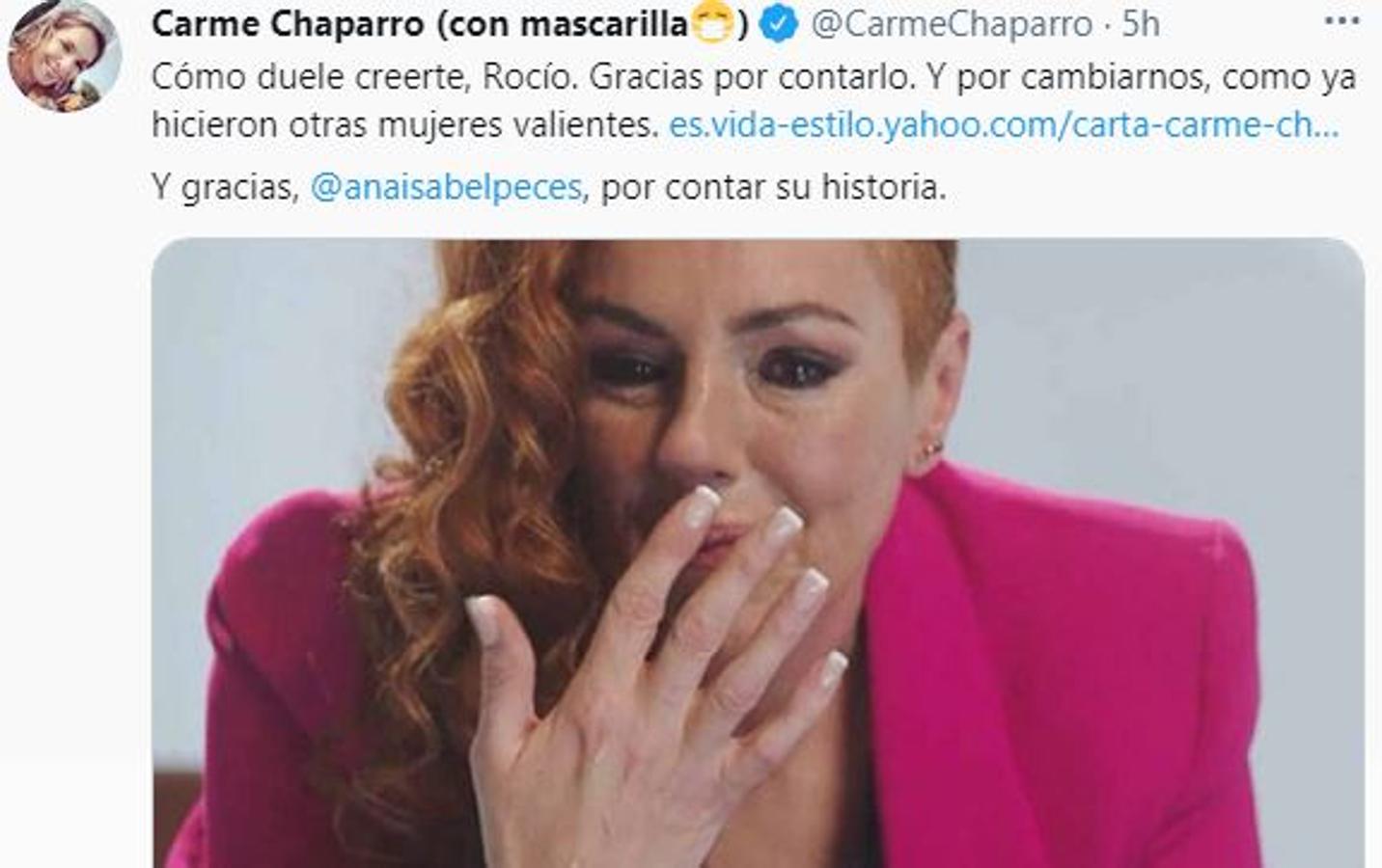 Carme Chaparro. 