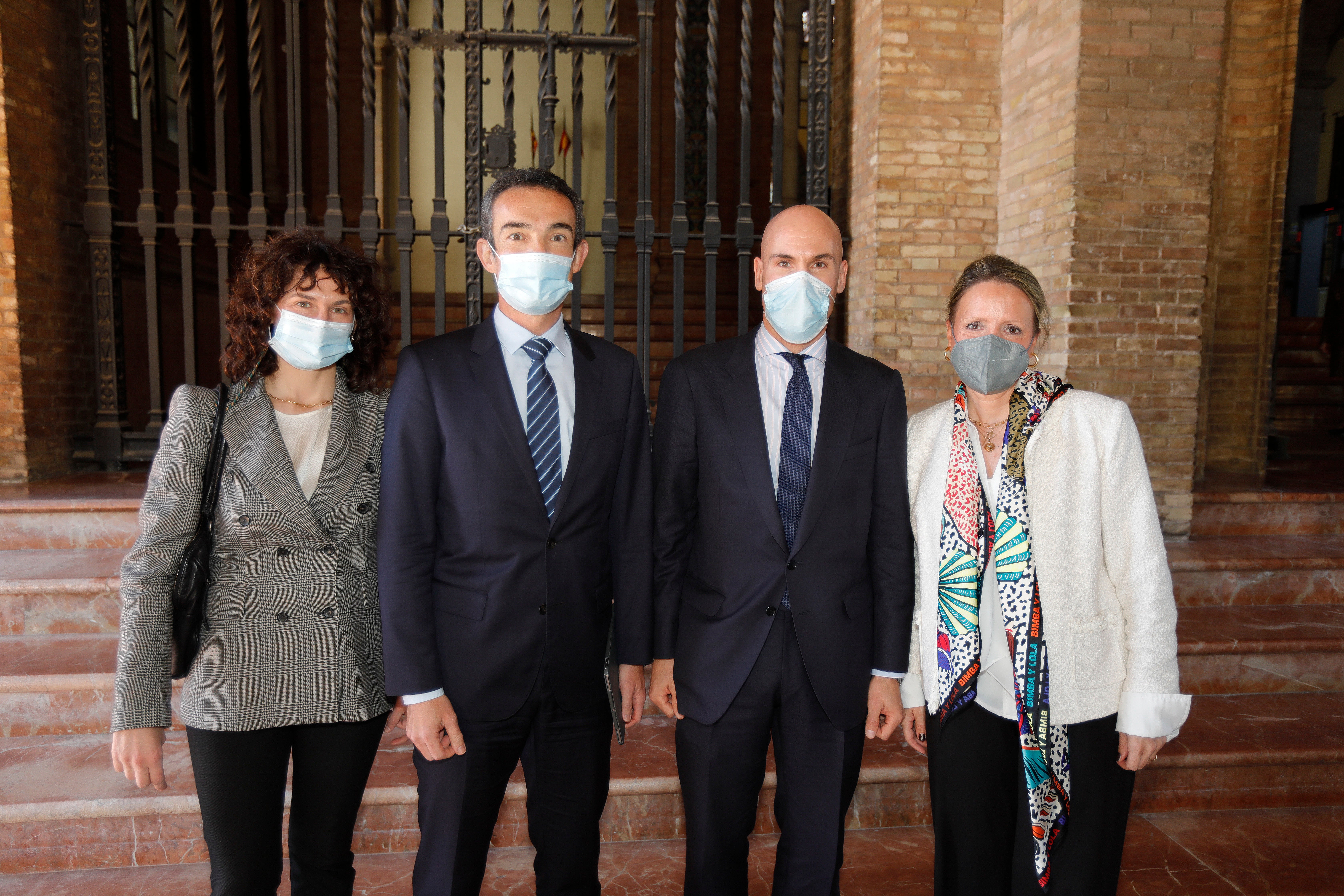 Elena López, Fco. Javier Jerez, Ignacio Sacristán y Carmen Pérez