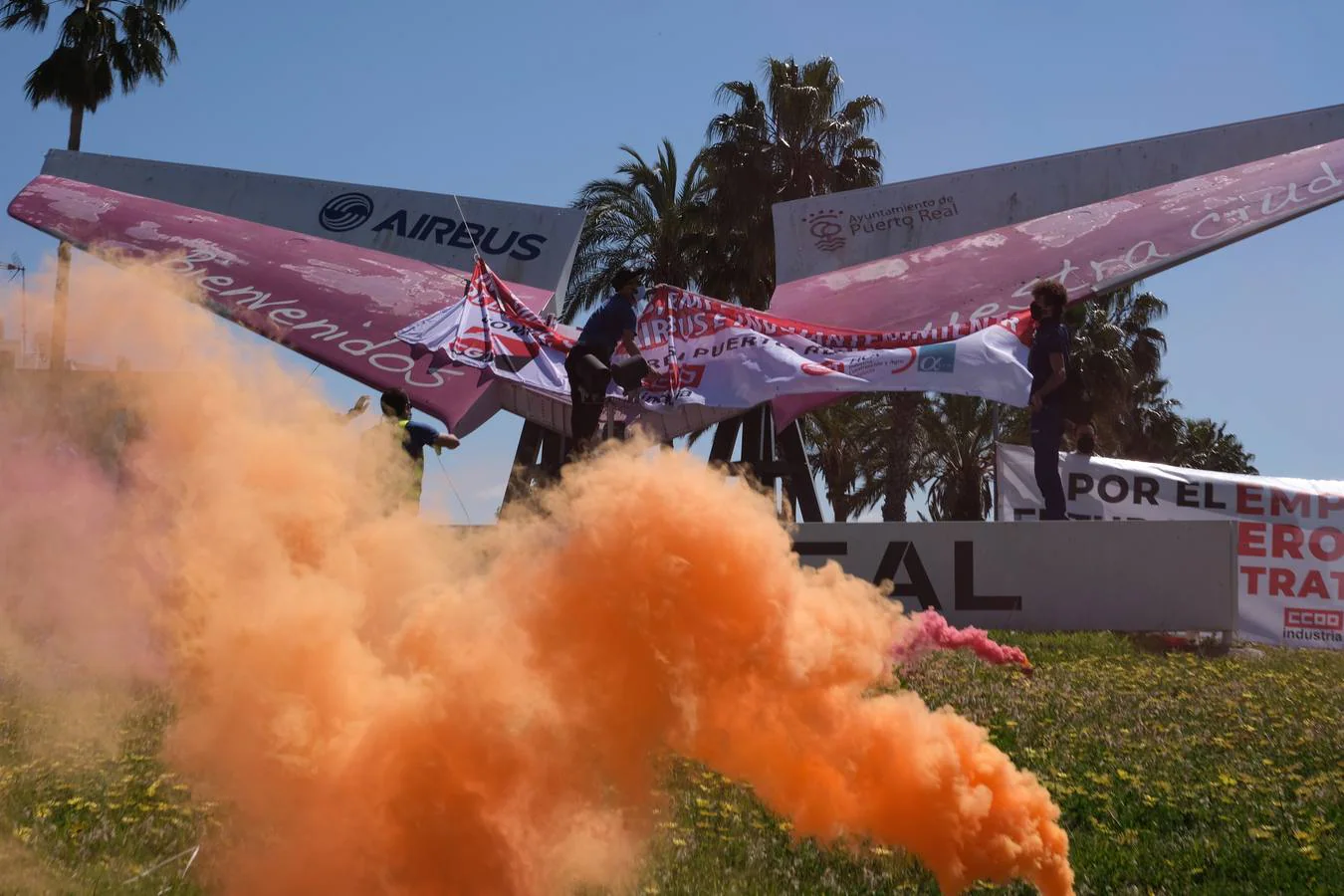 FOTOS: Manifestación de Airbus Puerto Real