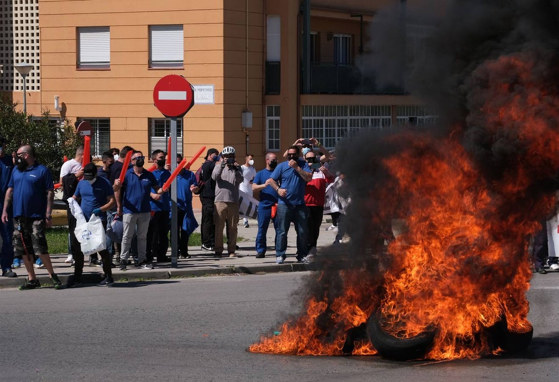 FOTOS: Manifestación de Airbus Puerto Real