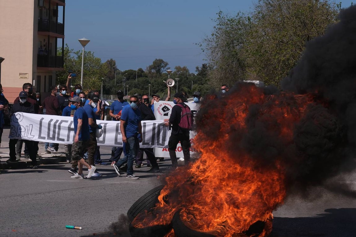 FOTOS: Manifestación de Airbus Puerto Real
