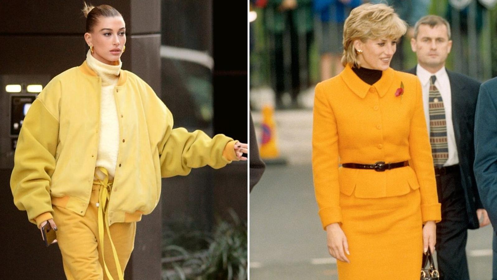 Ante la duda, todo al amarillo. Parece que ya ha quedado claro que las dos tienen preferencia por una paleta de color de lo más amplia, algo que hoy puede resultar más que habitual. Sin embargo, Diana supo como lucir con elegancia los looks monocolor en los tonos más arriesgados de una forma equilibrada dejando claro que se puede ir elegante más allá del negro o el rojo.