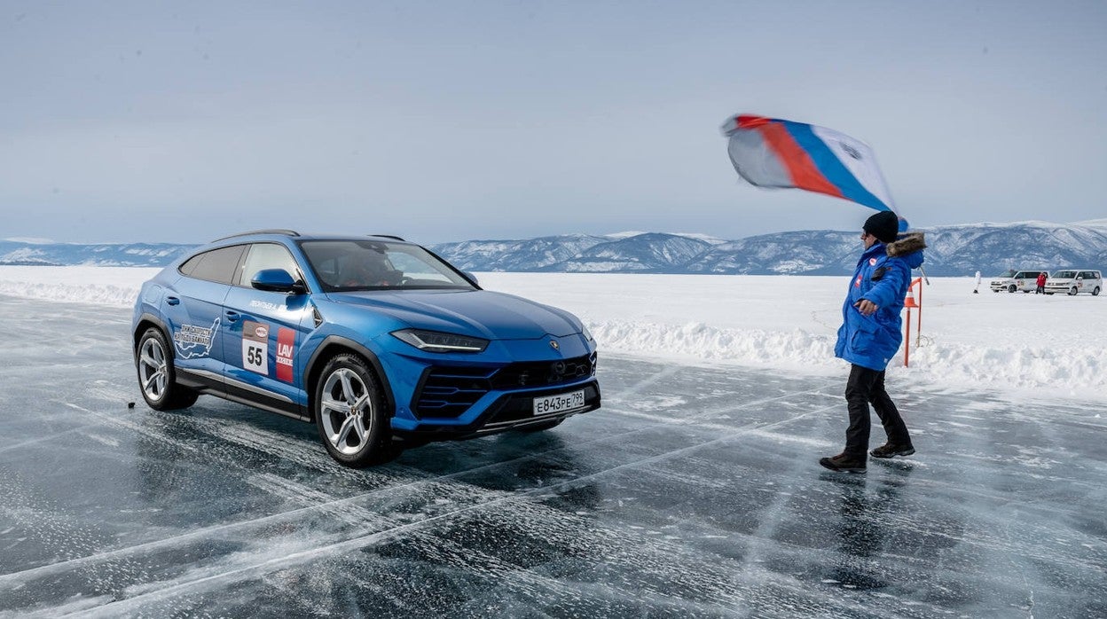 Fotogalería: Lamborghini Urus, nuevo récord de velocidad sobre hielo