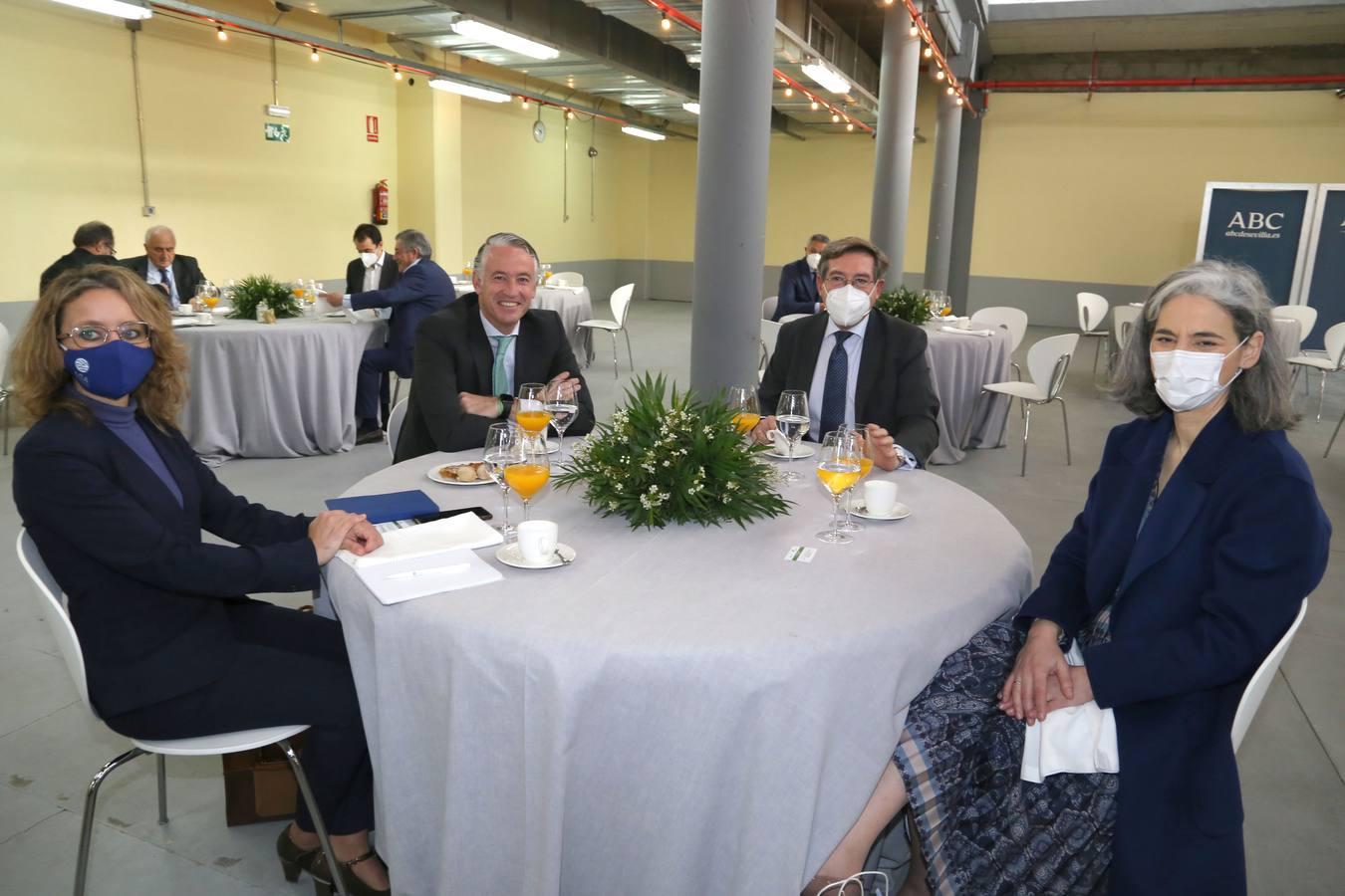 Lidia Capitán, Antonio Marañón, Rafael Carmona y Patricia Cuevas