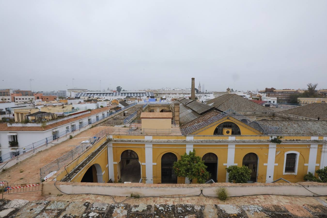 Techos de la Fábrica de Artillería de Sevilla