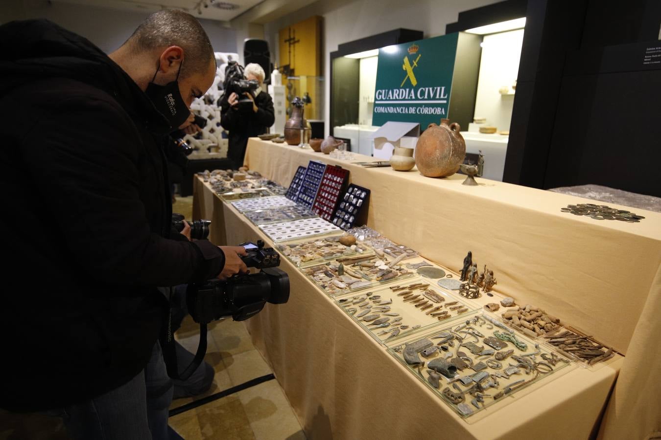 En imágenes, las dos operaciones de la Guardia Civil contra el expolio arqueológico en Córdoba